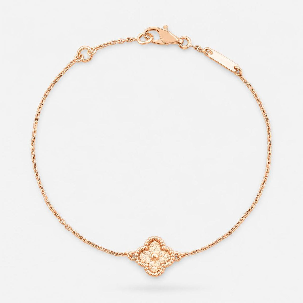 Van Cleef & Arpels Sweet Alhambra Bracelet 18K Rose Gold