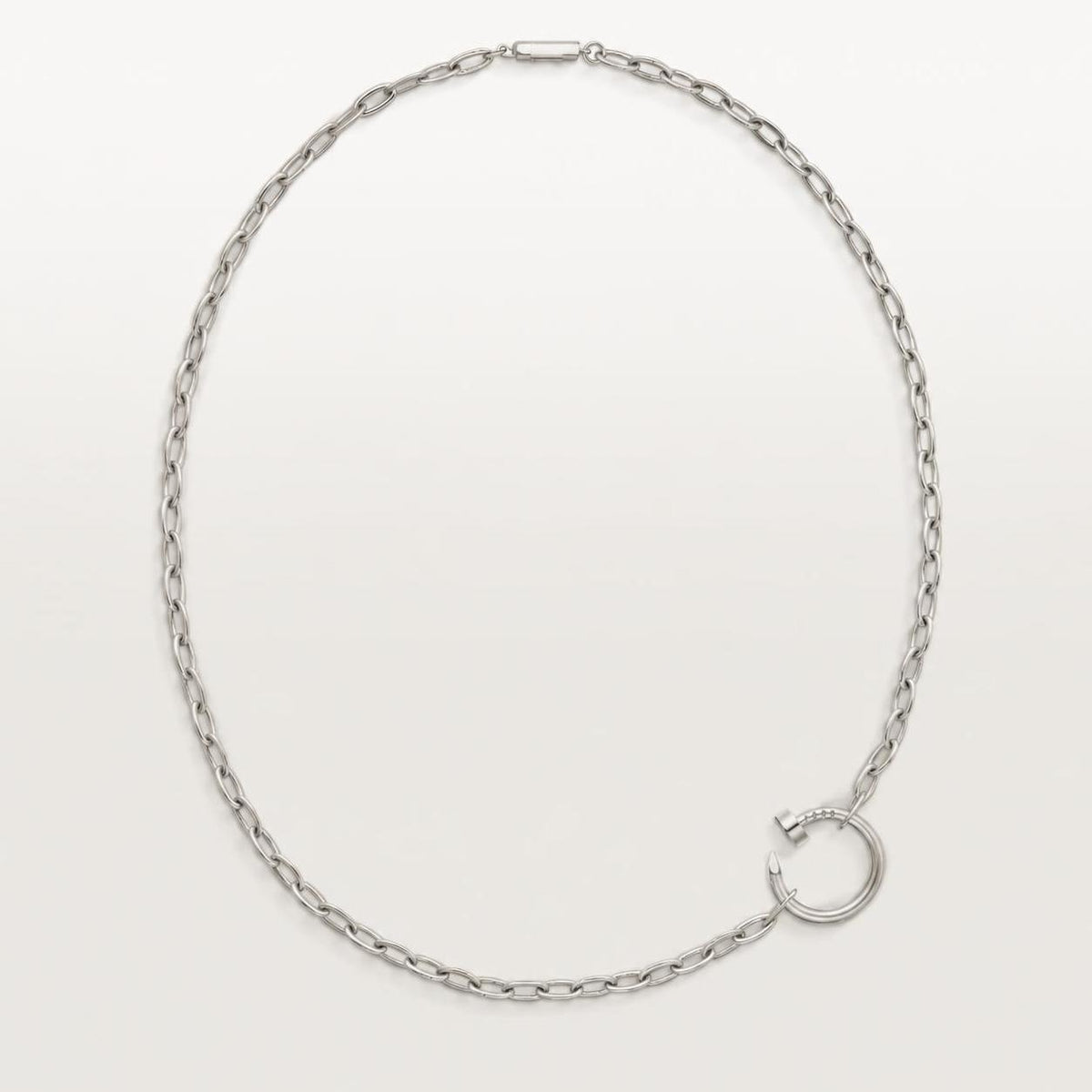 Cartier Juste un Clou Necklace 18K White Gold