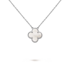 Van Cleef &amp; Arpels Vintage Alhambra Colgante Nácar Oro blanco de 18 quilates