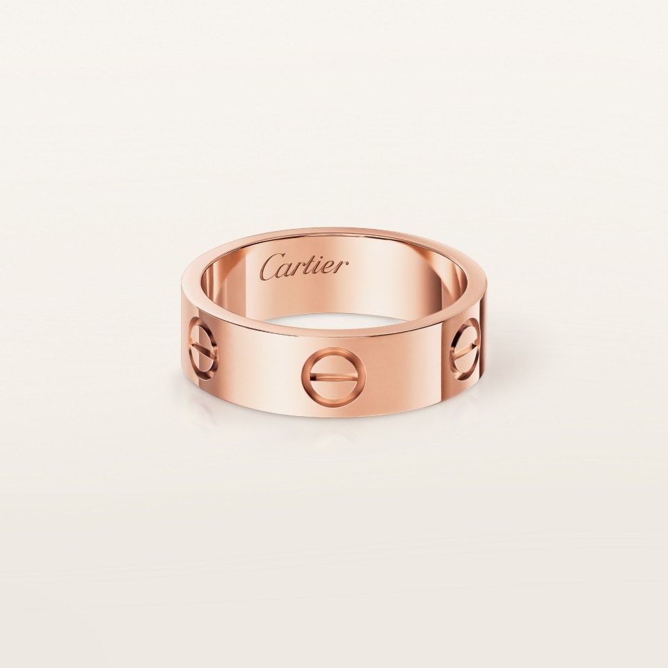 Cartier LOVE Ring Classic Model Rose Gold