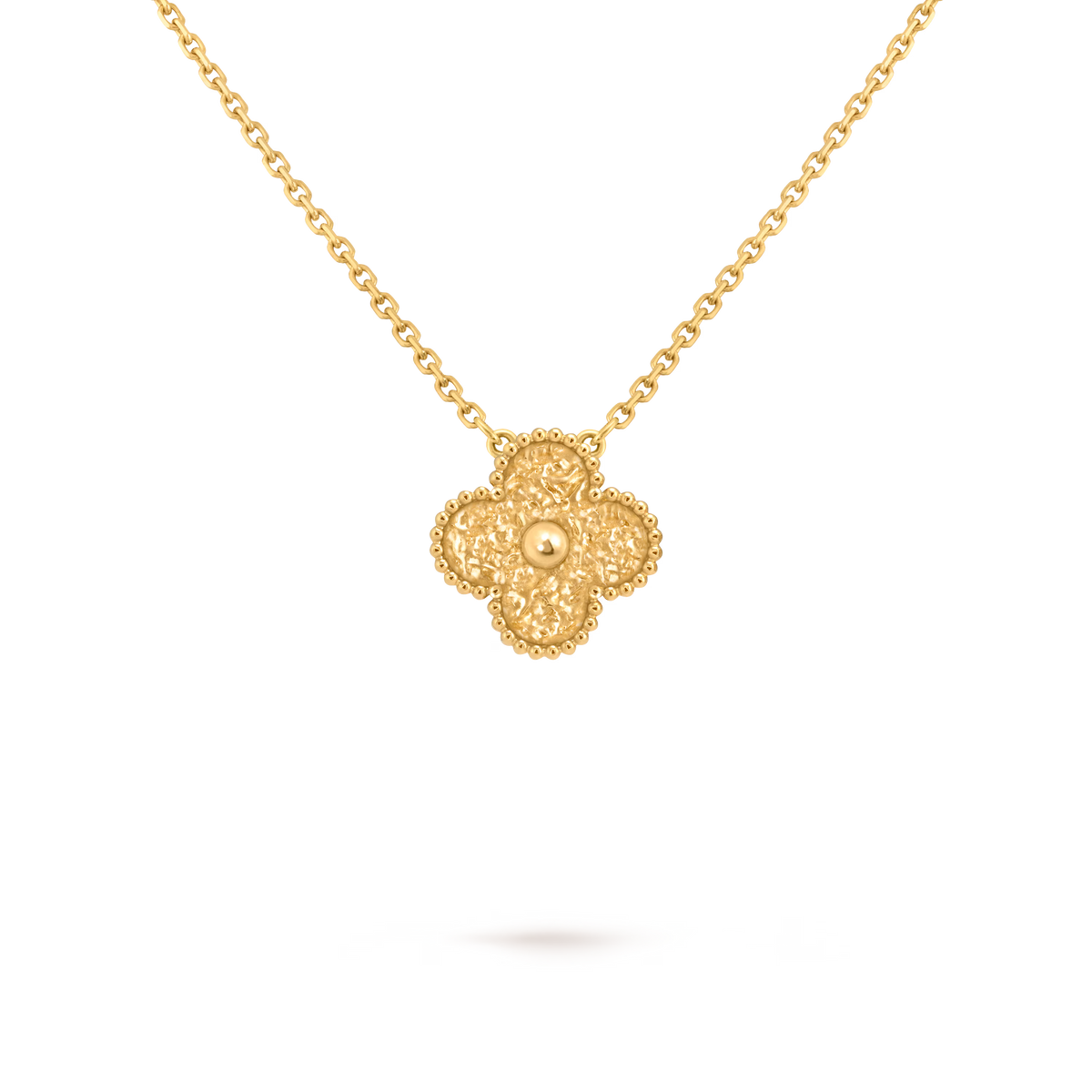 Van Cleef & Arpels Vintage Alhambra Pendant 18K Rose Gold / Yellow Gold