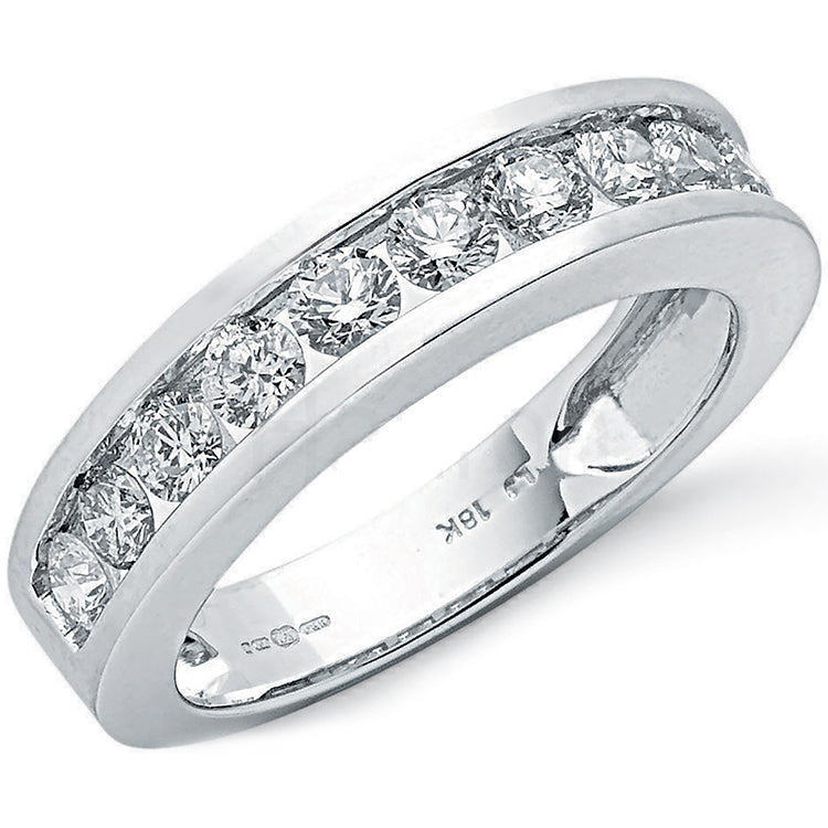 18ct White Gold 1.00ctw Diamond Eternity Ring