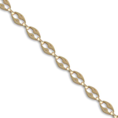 JBB329-7.5 | 9ct Yellow Gold Solid Cast Fancy Bracelet