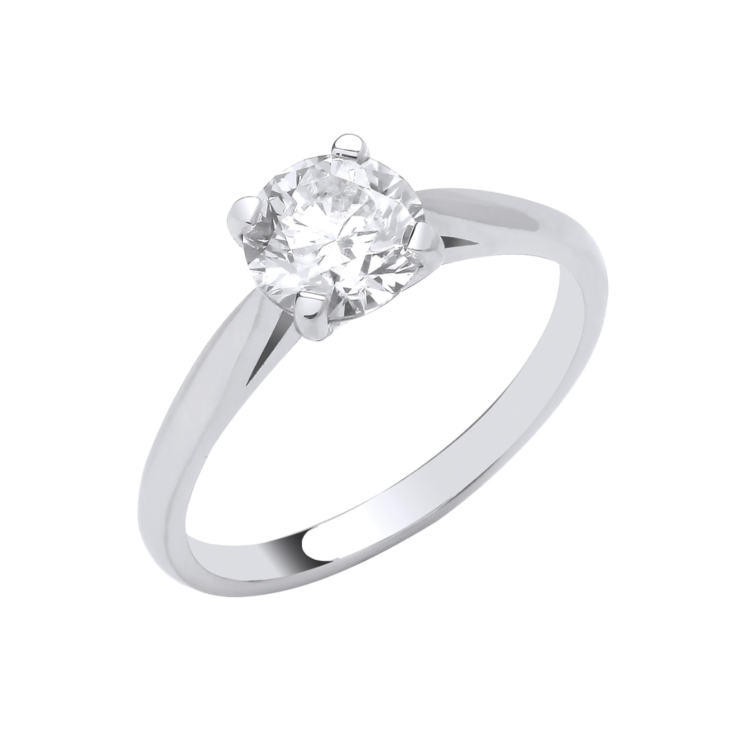 1.00ct Diamond Engagement Ring Platinum