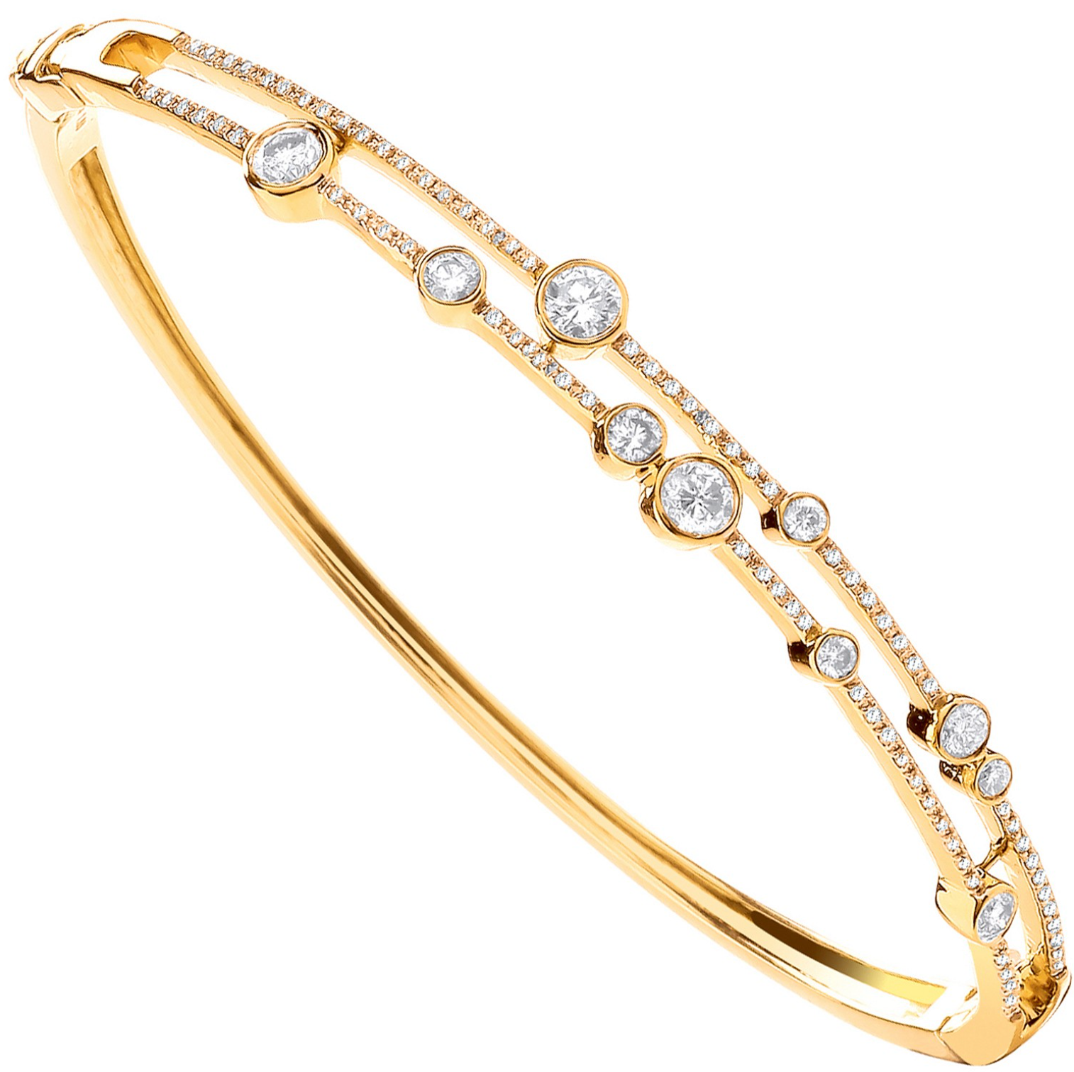 Diamond Dress 1.00CT Bracelet 18K Gold